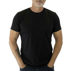 Tapered T-Shirts For Men -BLACK | TAPERED TEES Tapered T-Shirts For Men