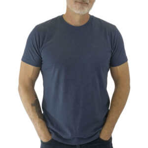Tapered T-Shirts for Men - NAVY HEATHER | TAPERED TEES Tapered T-Shirts for Men - NAVY HEATHER