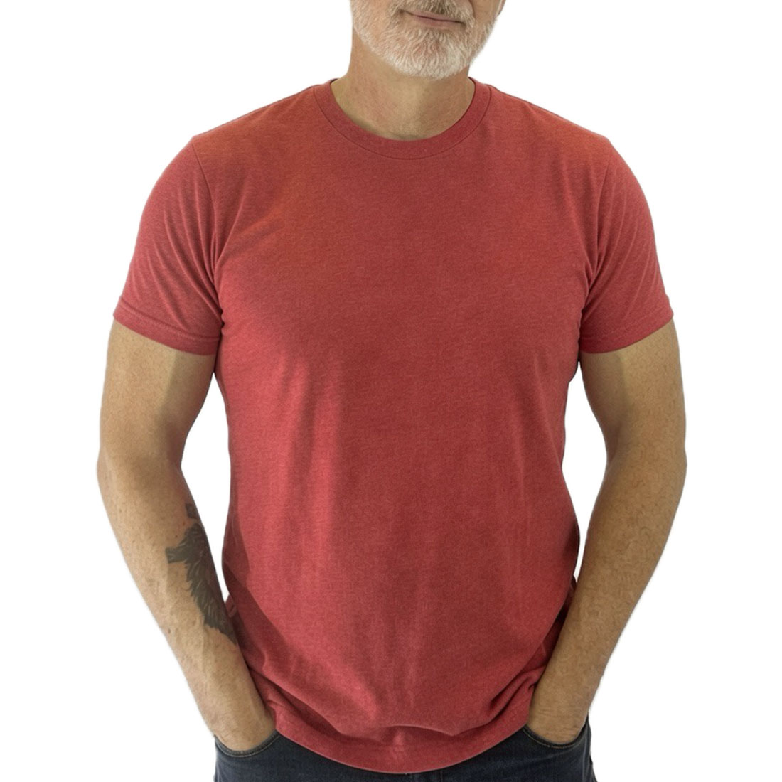 Tapered T-Shirts For Men - RED | TAPERED TEES Tapered T-Shirts For Men - RED
